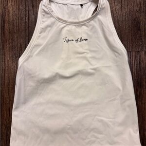 1st Phorm white workout tank